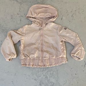 Moncler Girls Pink Windbreaker Jacket Coat Parka 6
